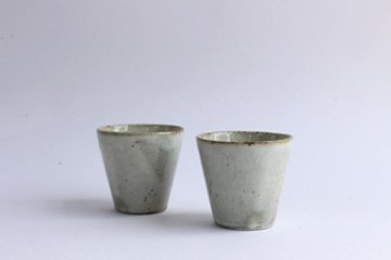 伊藤　豊　カップ　白画像