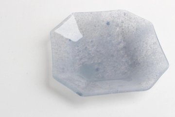 オオタ硝子研究室　【quiet】八角小皿　ブルーグレー画像