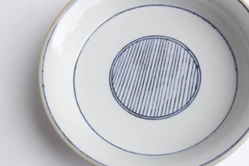 鈴木美佳子　１４ｃｍ小皿　線刻画像