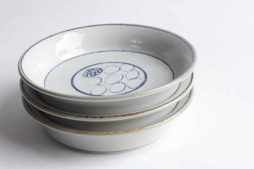 鈴木美佳子　１４ｃｍ小皿　丸々画像