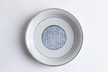 鈴木美佳子　１４ｃｍ小皿　矢羽根画像