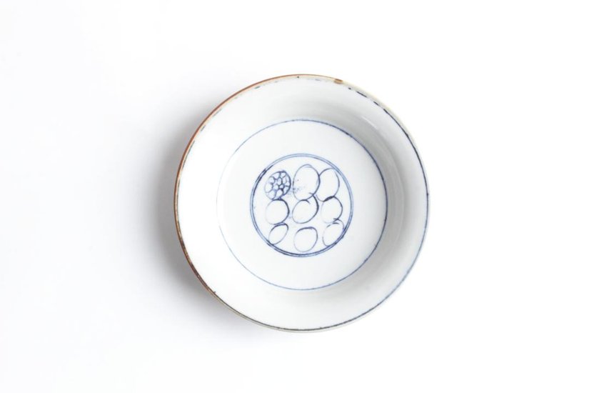 鈴木美佳子　１２ｃｍ小皿　丸々画像