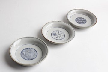 鈴木美佳子　１２ｃｍ小皿　矢羽根画像