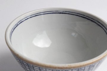 鈴木美佳子　小どんぶり　矢羽根（茶）画像
