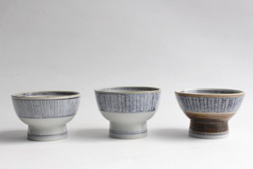 鈴木美佳子　小どんぶり　矢羽根（茶）画像