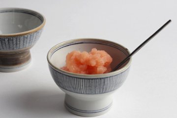 鈴木美佳子　小どんぶり　矢羽根（茶）画像