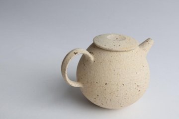 畑中　篤　荒化粧急須　中画像