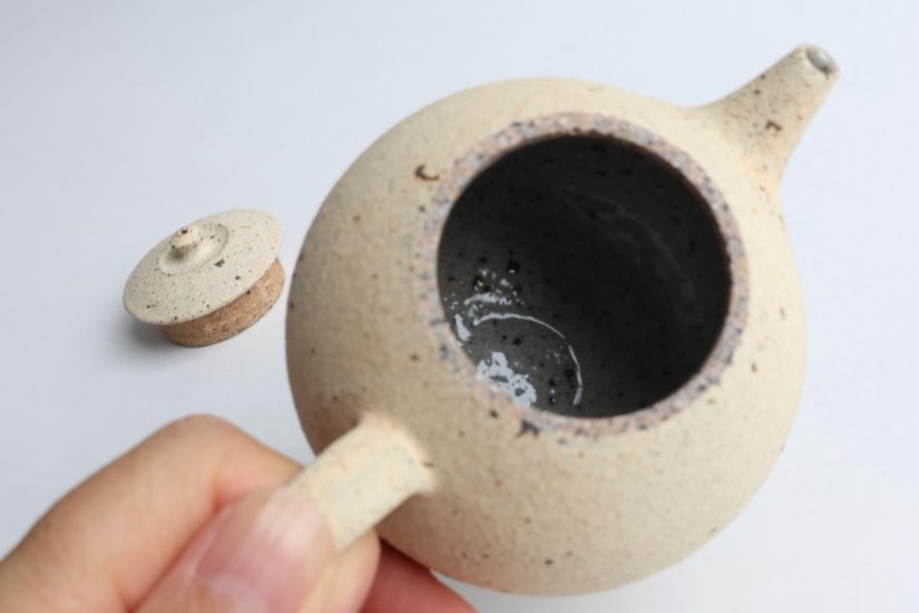 畑中　篤　荒化粧急須　小画像