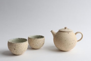 畑中　篤　荒化粧急須　小画像