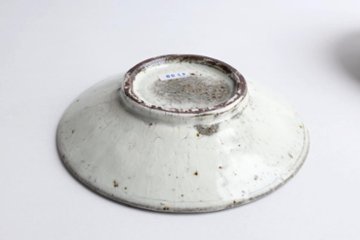 坪井俊憲　粉引五寸皿画像