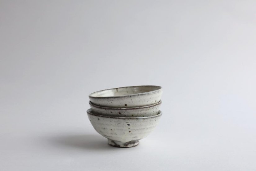 坪井俊憲　粉引小鉢画像