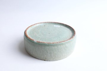 坪井俊憲　灰釉平鉢画像