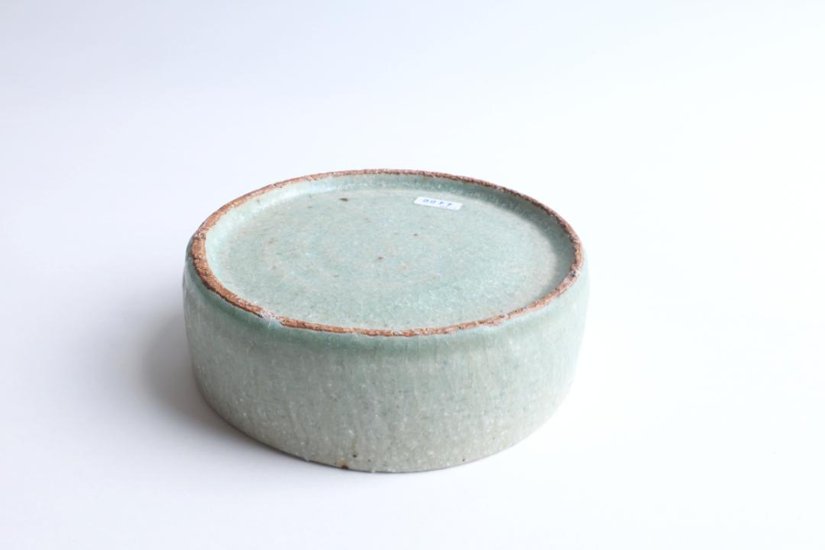 坪井俊憲　灰釉平鉢画像
