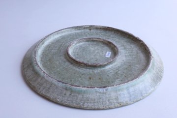 坪井俊憲　刷毛目台皿画像