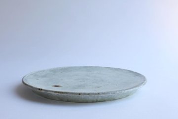 坪井俊憲　刷毛目台皿画像
