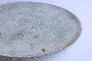 坪井俊憲　刷毛目台皿画像