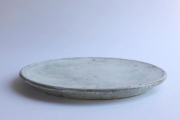 坪井俊憲　刷毛目台皿画像