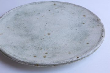 坪井俊憲　刷毛目台皿画像