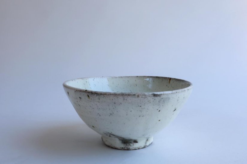 坪井俊憲　粉引飯碗画像