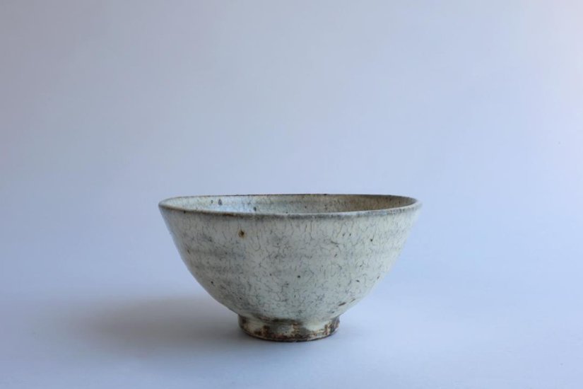 坪井俊憲　粉引飯碗画像