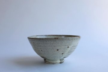坪井俊憲　粉引飯碗画像