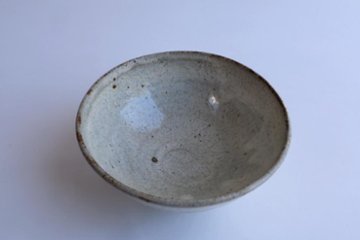 坪井俊憲　粉引飯碗画像