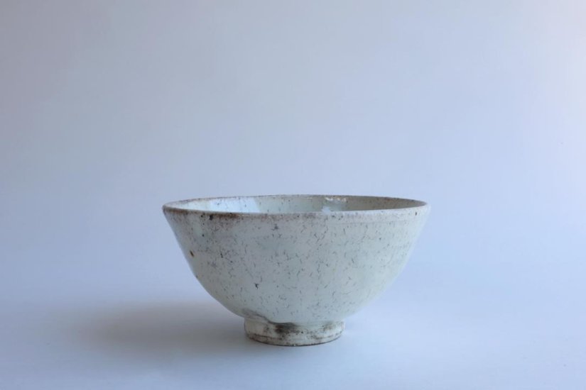 坪井俊憲　粉引飯碗画像