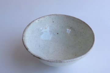 坪井俊憲　粉引飯碗画像