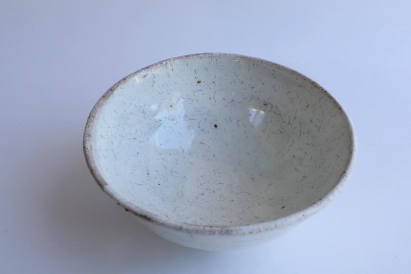 坪井俊憲　粉引飯碗画像