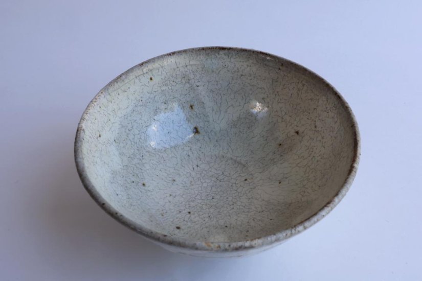 坪井俊憲　粉引飯碗画像