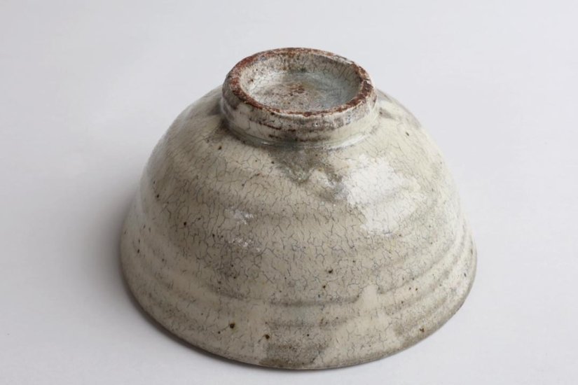 坪井俊憲　粉引飯碗画像