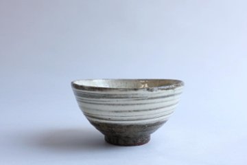 坪井俊憲　刷毛目飯碗画像