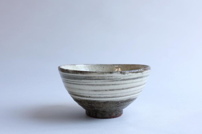 坪井俊憲　刷毛目飯碗画像