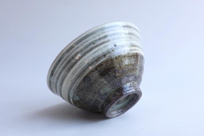 坪井俊憲　刷毛目飯碗画像