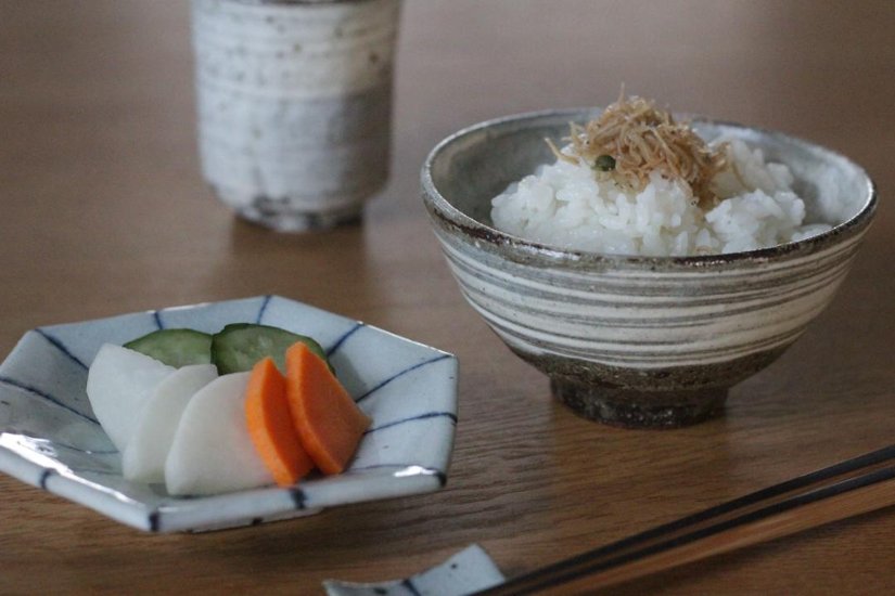坪井俊憲　刷毛目飯碗画像