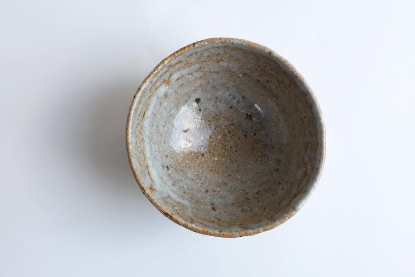 坪井俊憲　灰釉飯碗画像