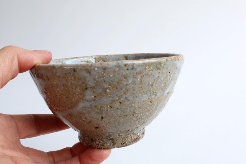 坪井俊憲　灰釉飯碗画像