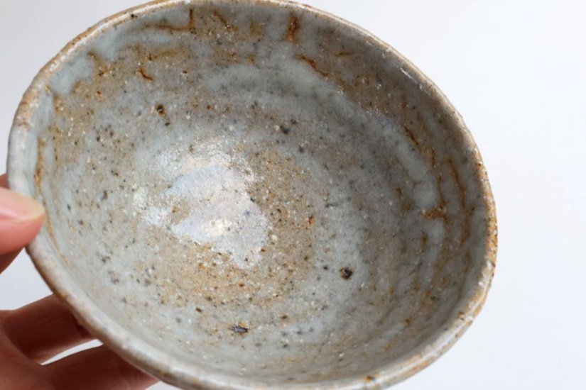 坪井俊憲　灰釉飯碗画像