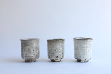 坪井俊憲　粉引湯呑の画像