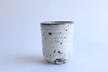 坪井俊憲　粉引湯呑画像