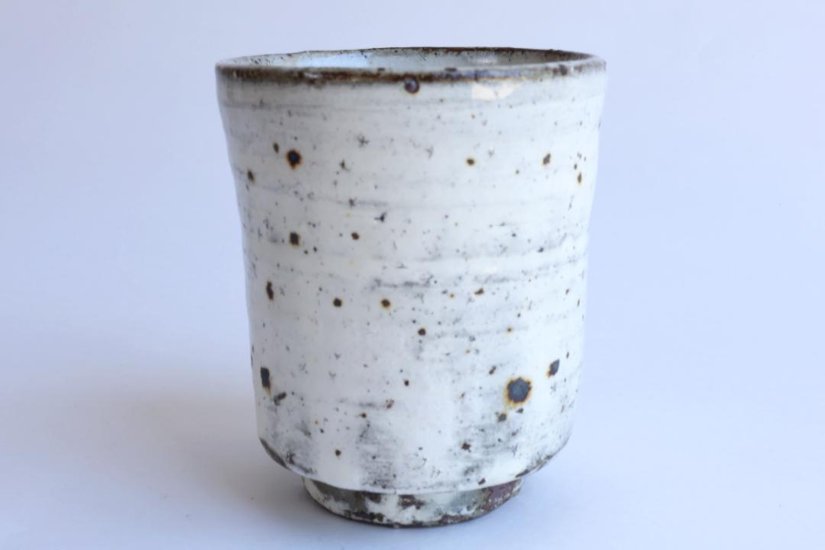 坪井俊憲　粉引湯呑画像