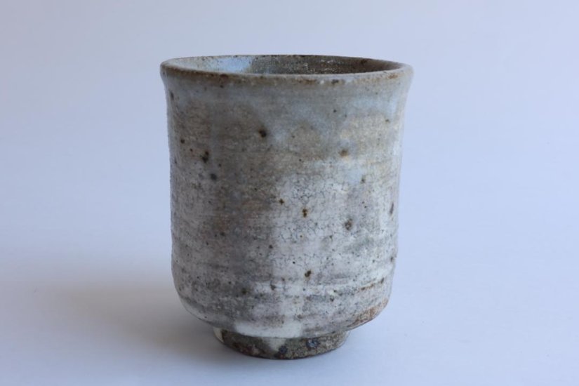 坪井俊憲　粉引湯呑画像
