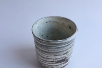 坪井俊憲　刷毛目湯呑画像