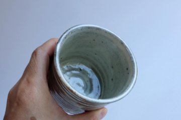 坪井俊憲　刷毛目湯呑画像
