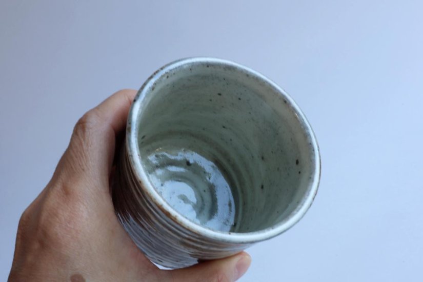 坪井俊憲　刷毛目湯呑画像