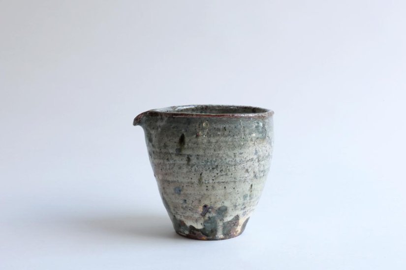 坪井俊憲　粉引片口画像