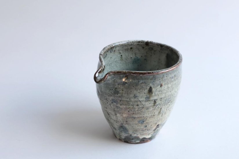 坪井俊憲　粉引片口画像