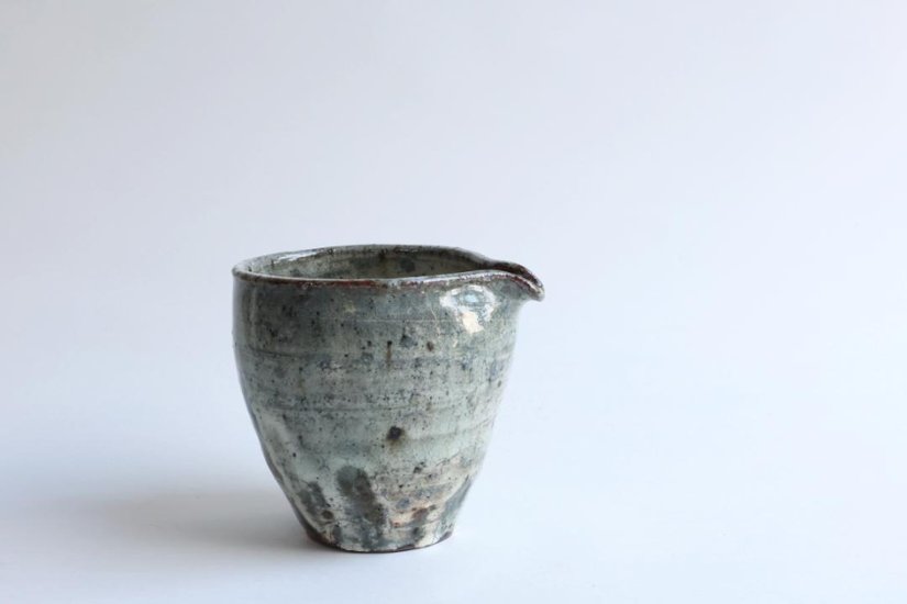 坪井俊憲　粉引片口画像