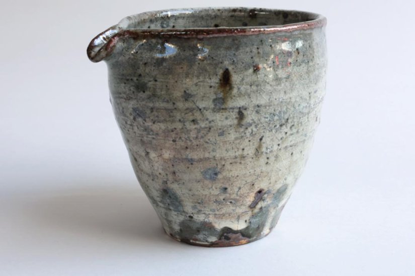 坪井俊憲　粉引片口画像