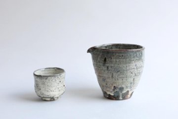 坪井俊憲　粉引片口画像